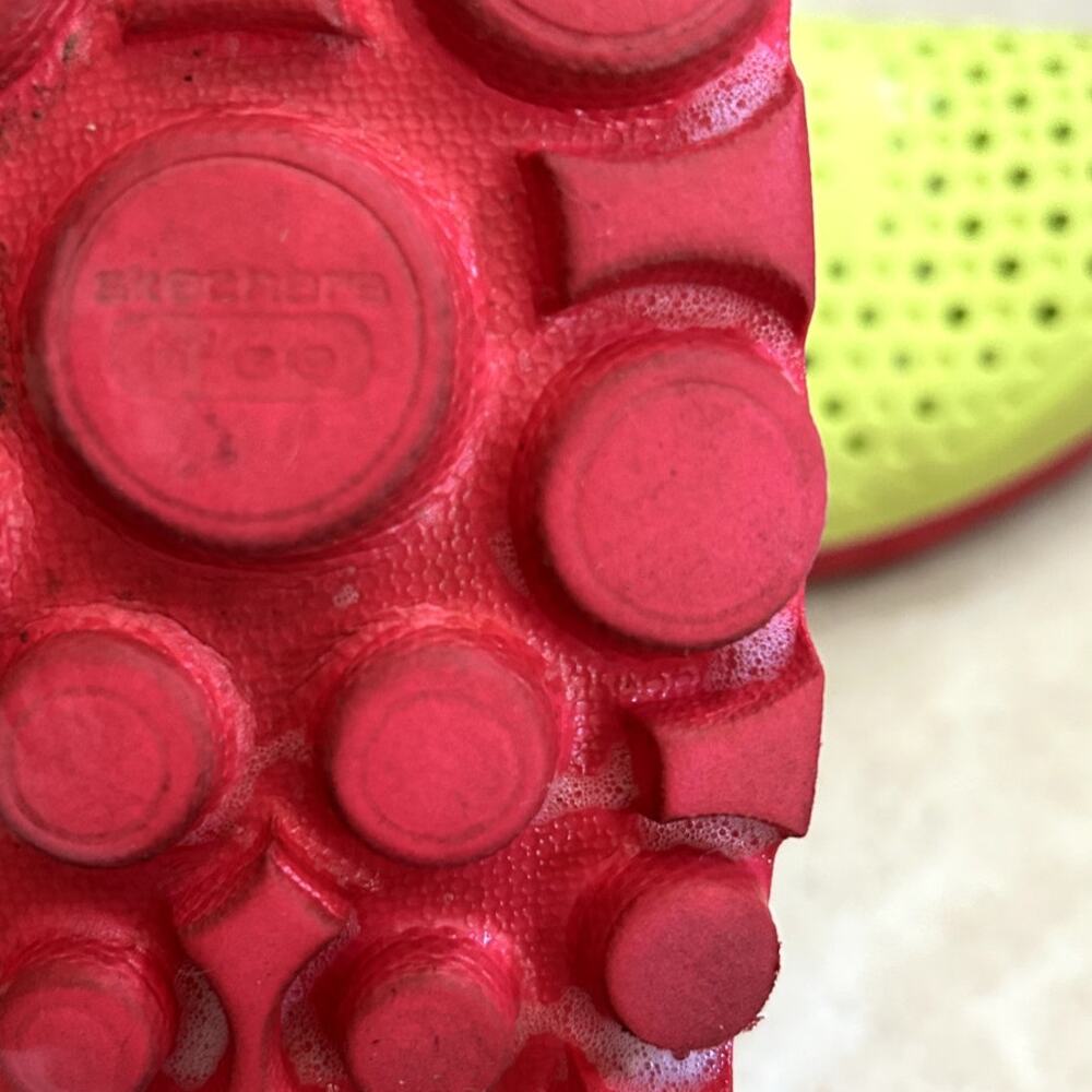 Skechers H2Go Neon Green Pink Womens Water Shoes Size 10 - Picture 4 of 5